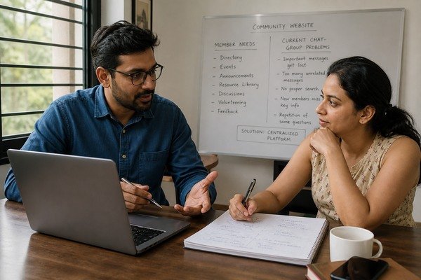 Requirement Gathering Community Website Hyderabad