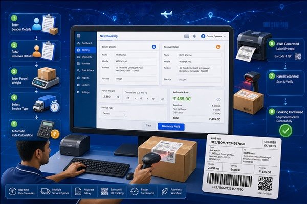 Courier Software Development Company Ahmedabad