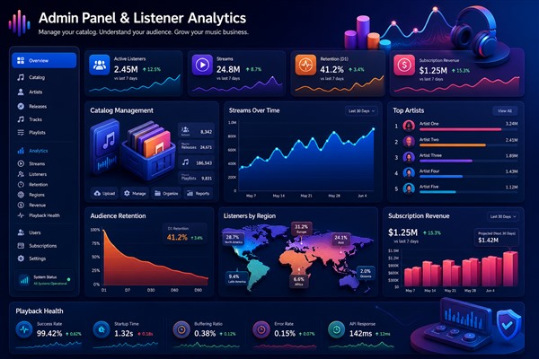 Music Streaming App Development Company Ahmedabad
