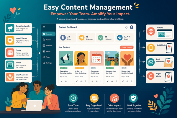 Easy NGO Content and Program Updates