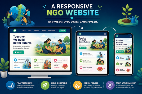 Responsive NGO Website Design