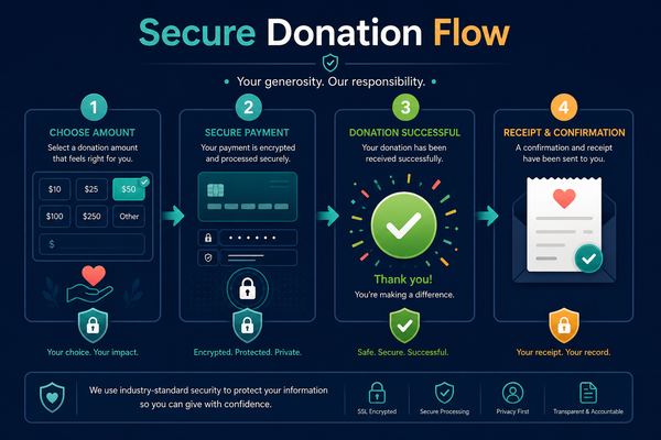 Working Donation Flow for NGO