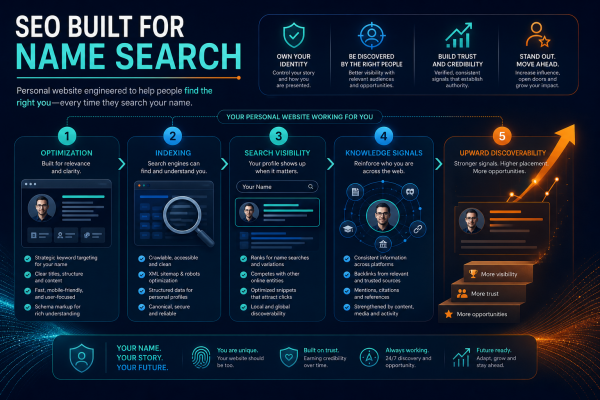 Personal Website SEO for Name Search