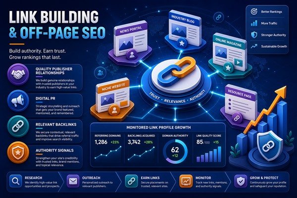 Link Building and Off-Page SEO - SEO Company in India